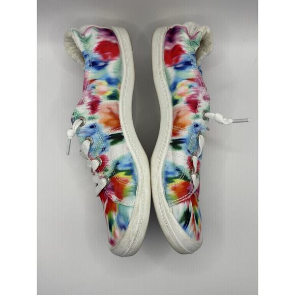 Roxy Bayshore III Slip-On Sneaker, Women's Size 7.5 - Multi Watercolor - Picture 4 of 10